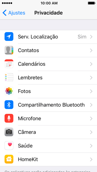 Pressione Serv. Localização. Pressione Serv. Localização.