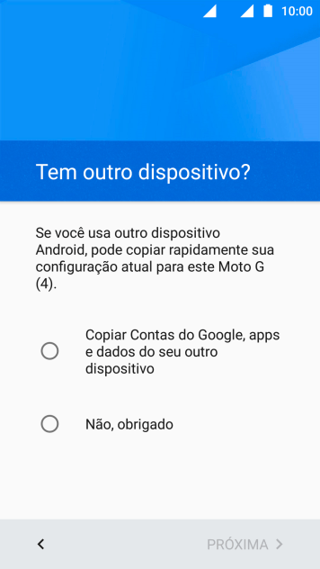 Você pode transferir conteúdo de outro celular quando ele é ativado antes do primeiro uso e quando é restabelecido. Quando a tela mostra essa imagem, seu celular está pronto para transferir conteúdo de outro aparelho. Você pode transferir conteúdo de outro celular quando ele é ativado antes do primeiro uso e quando é restabelecido. Quando a tela mostra essa imagem, seu celular está pronto para transferir conteúdo de outro aparelho.