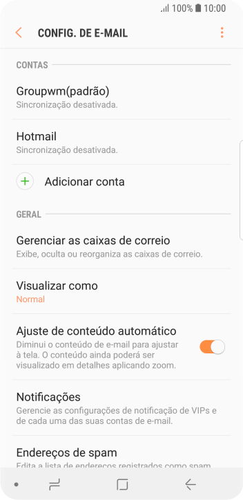 Pressione Notificações. Pressione Notificações.