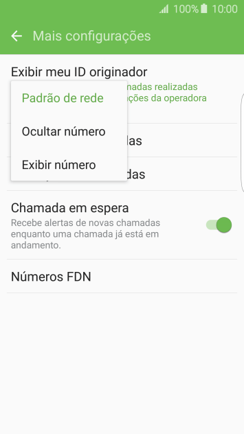 Pressione Exibir número para ativar a identificação do seu número. Pressione Exibir número para ativar a identificação do seu número.