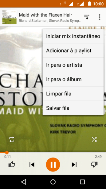 Pressione Adicionar à playlist. Pressione Adicionar à playlist.