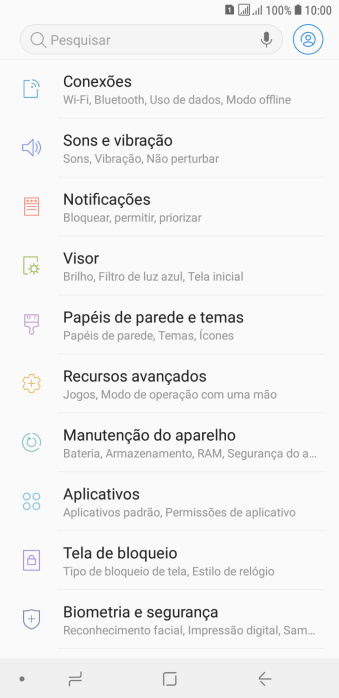 Pressione Conexões. Pressione Conexões.