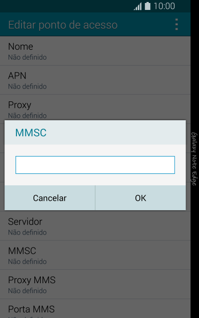 Digite http://mms.tim.br e pressione OK. Digite http://mms.tim.br e pressione OK.