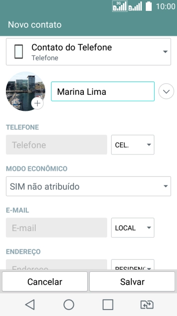 Pressione Telefone, e digite o número de telefone. Pressione Telefone, e digite o número de telefone.