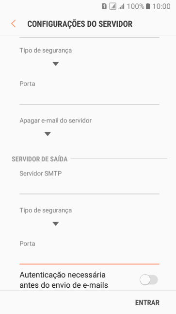 Pressione o indicador ao lado de Pressione o indicador ao lado de