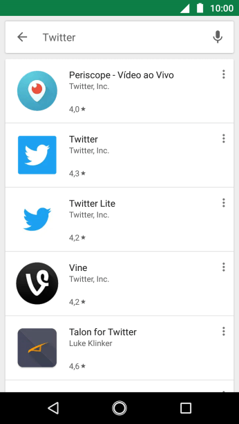 Pressione Twitter. Pressione Twitter.