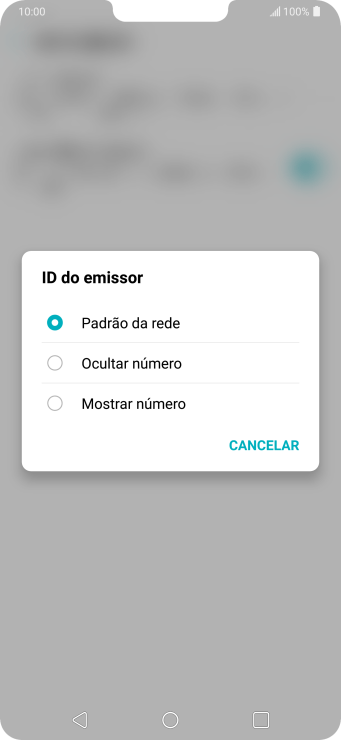 Pressione Mostrar número para ativar a identificação do seu número. Pressione Mostrar número para ativar a identificação do seu número.