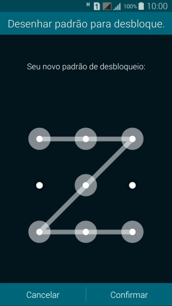 Repita o código do celular selecionado, e pressione Confirmar. Repita o código do celular selecionado, e pressione Confirmar.
