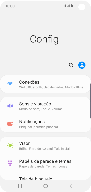 Pressione Conexões. Pressione Conexões.
