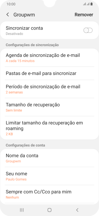 Pressione o indicador ao lado de Pressione o indicador ao lado de