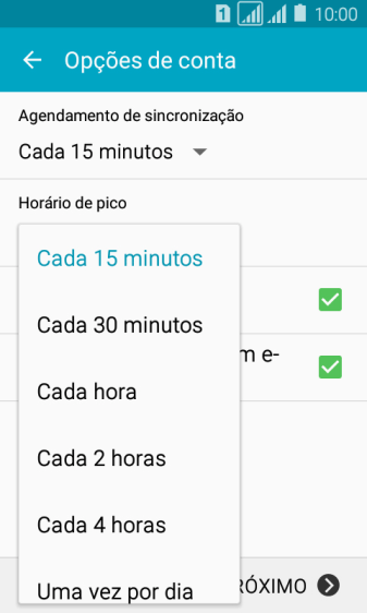 Pressione a configuração desejada. Pressione a configuração desejada.