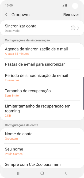 Pressione o indicador ao lado de Pressione o indicador ao lado de