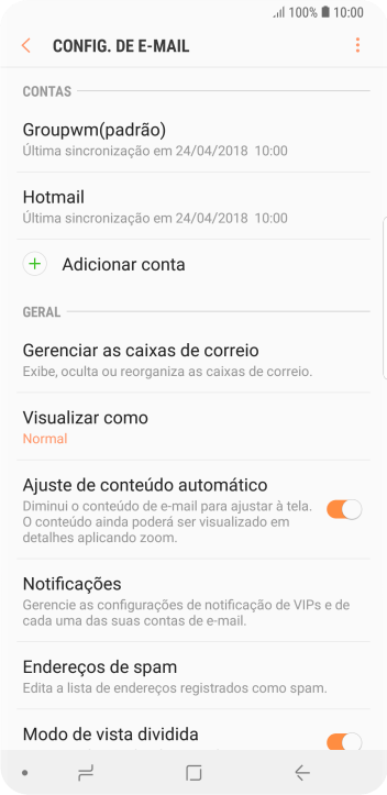 Pressione Notificações. Pressione Notificações.