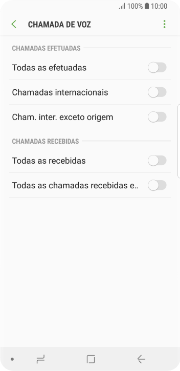 Pressione o indicador ao lado do tipo de bloqueio. Pressione o indicador ao lado do tipo de bloqueio.