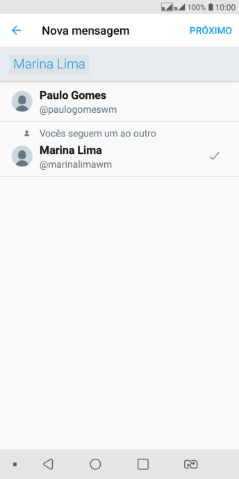 Pressione PRÓXIMO. Pressione PRÓXIMO.