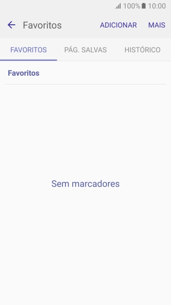 Pressione ADICIONAR. Pressione ADICIONAR.