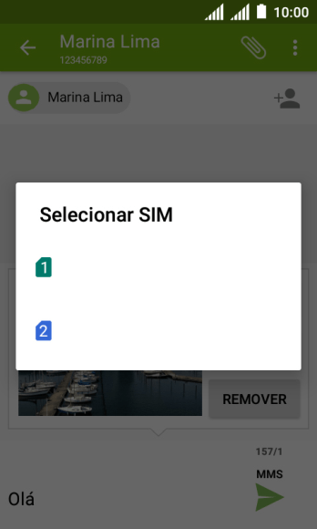 Pressione o chip desejado. Pressione o chip desejado.