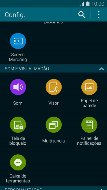 Pressione Tela de bloqueio. Pressione Tela de bloqueio.