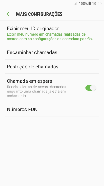 Pressione Encaminhar chamadas. Pressione Encaminhar chamadas.