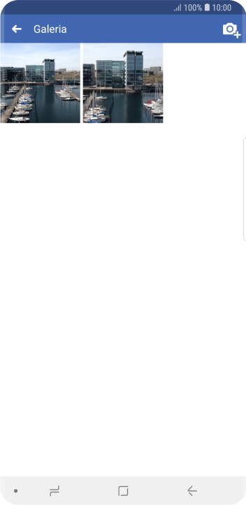 Pressione a foto ou o vídeo desejado. Pressione a foto ou o vídeo desejado.