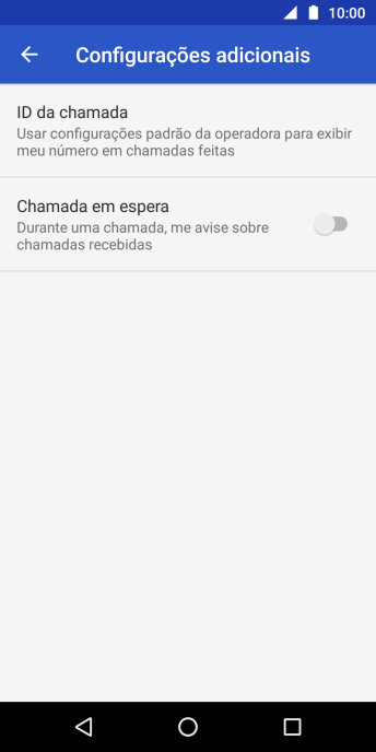 Pressione ID da chamada. Pressione ID da chamada.