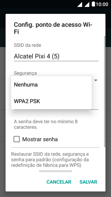 Pressione WPA2 PSK para proteger seu Roteador Wi-Fi com uma senha. Pressione WPA2 PSK para proteger seu Roteador Wi-Fi com uma senha.