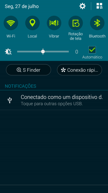 Pressione o ícone de configurações. Pressione o ícone de configurações.