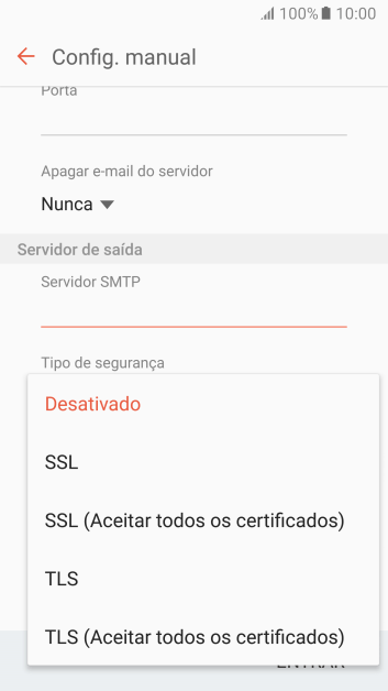 Pressione Desativado para ativar ou desativar a função. Pressione Desativado para ativar ou desativar a função.