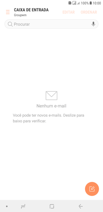 Deslize para a direita a partir do lado esquerdo da tela. Deslize para a direita a partir do lado esquerdo da tela.