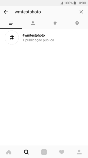Pressione o hashtag desejado. Pressione o hashtag desejado.