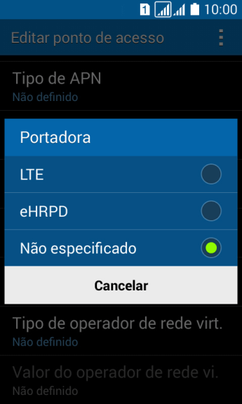 Pressione Não especificado. Pressione Não especificado.