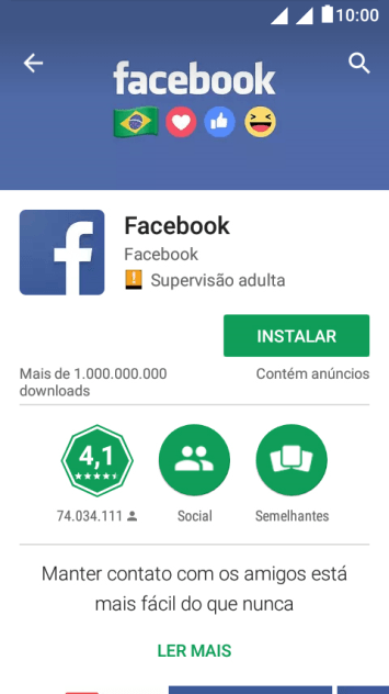 Pressione INSTALAR, e siga as indicações da tela para instalar o app. Pressione INSTALAR, e siga as indicações da tela para instalar o app.