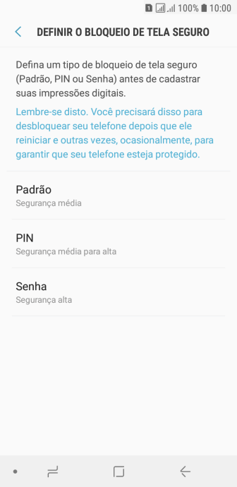 Pressione Padrão. Pressione Padrão.