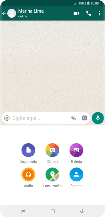 Pressione Galeria, e navegue até a foto ou vídeo desejado. Pressione Galeria, e navegue até a foto ou vídeo desejado.