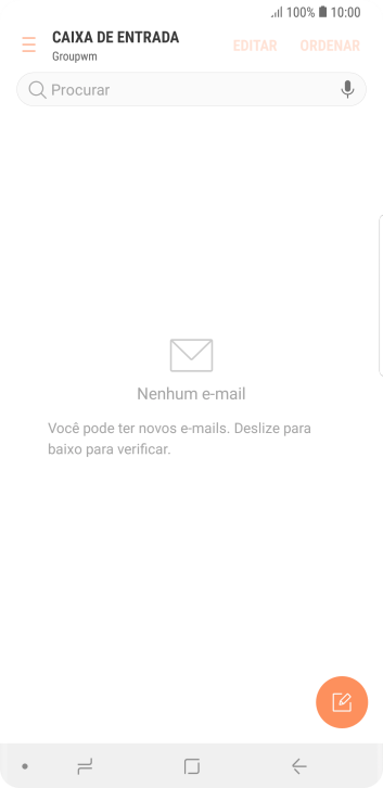 Deslize para a direita a partir do lado esquerdo da tela. Deslize para a direita a partir do lado esquerdo da tela.