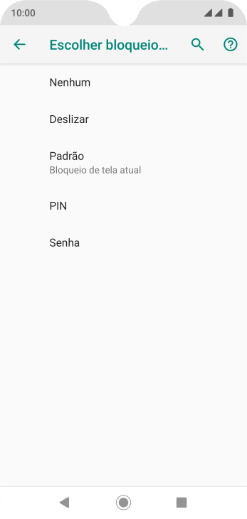 Pressione Nenhum. Pressione Nenhum.
