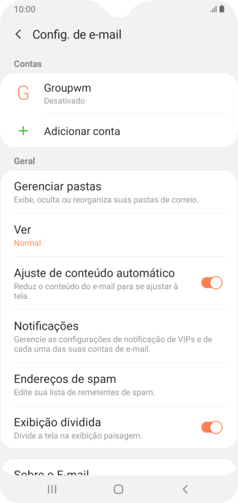 Pressione Notificações. Pressione Notificações.