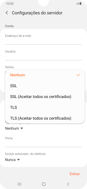 Pressione Nenhum para desativar a função. Pressione Nenhum para desativar a função.