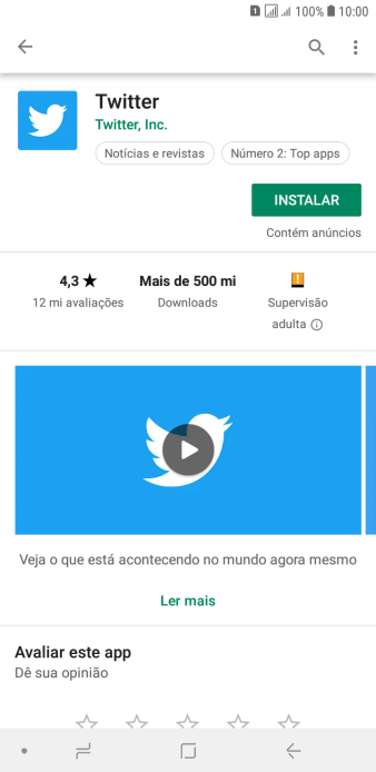 Pressione INSTALAR, e siga as indicações da tela para instalar o app. Pressione INSTALAR, e siga as indicações da tela para instalar o app.