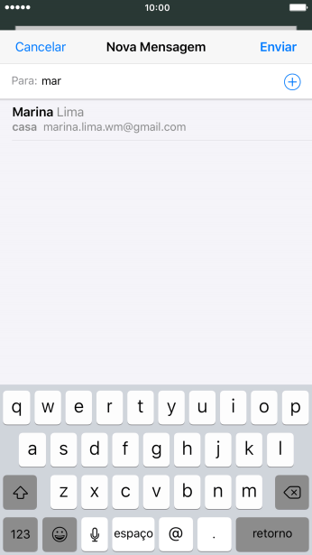 Pressione o contato desejado. Pressione o contato desejado.