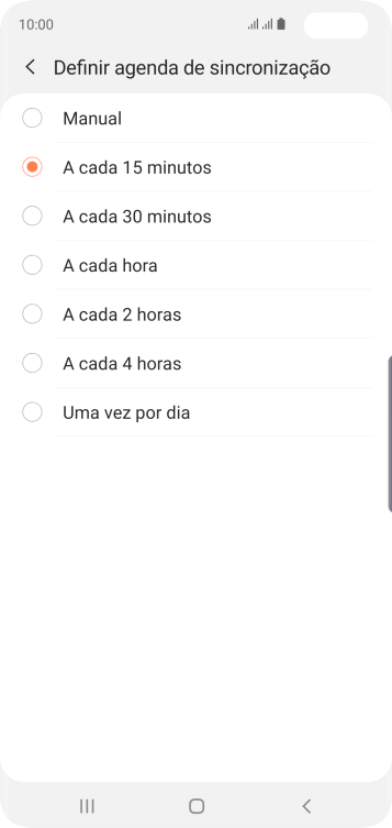 Pressione a configuração desejada. Pressione a configuração desejada.