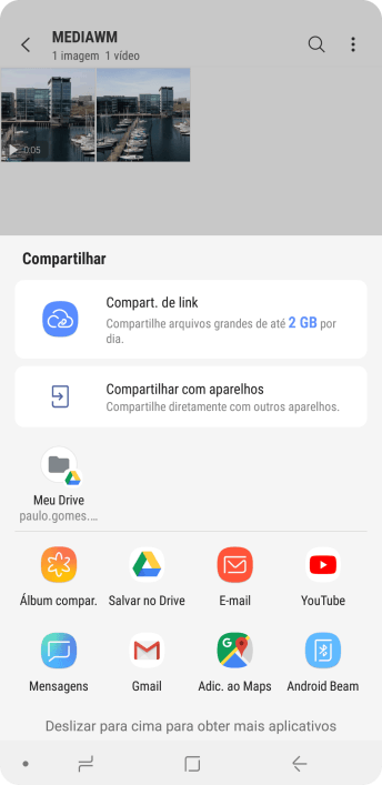 Pressione Salvar no Drive Pressione Salvar no Drive