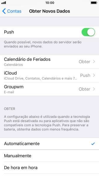 Pressione o indicador ao lado de Pressione o indicador ao lado de