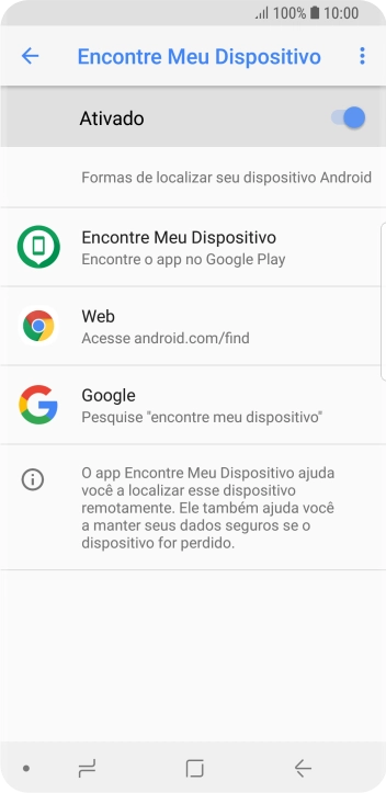 Pressione o indicador para ativar a função. Pressione o indicador para ativar a função.