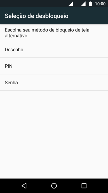 Pressione o código de bloqueio desejado, e siga as instruções da tela para criar um código extra. Pressione o código de bloqueio desejado, e siga as instruções da tela para criar um código extra.