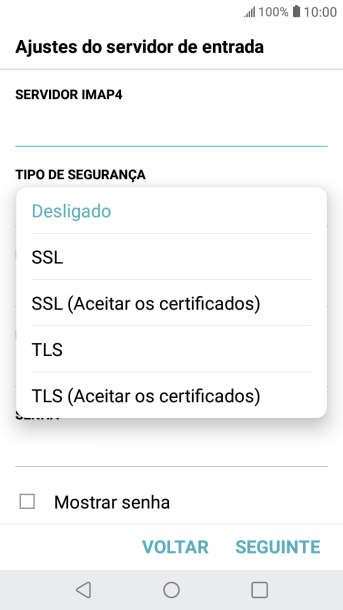 Pressione Desligado para desativar a função. Pressione Desligado para desativar a função.
