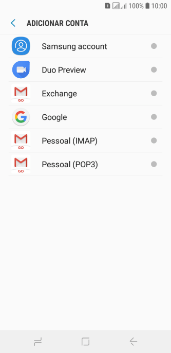Pressione Pessoal (IMAP). Pressione Pessoal (IMAP).