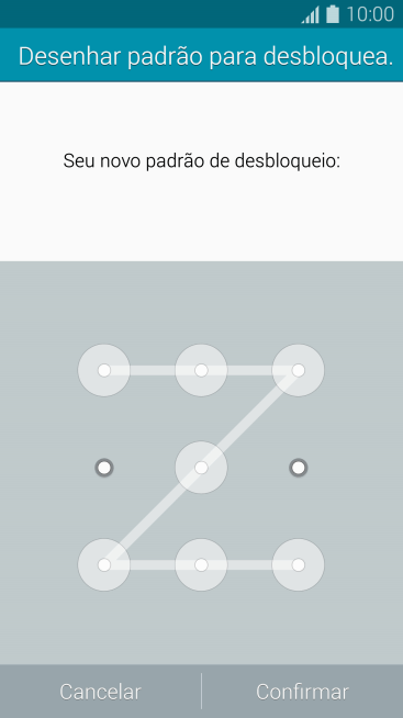 Repita o código do celular selecionado, e pressione Confirmar. Repita o código do celular selecionado, e pressione Confirmar.