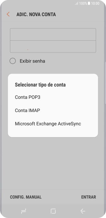 Pressione Conta IMAP. Pressione Conta IMAP.