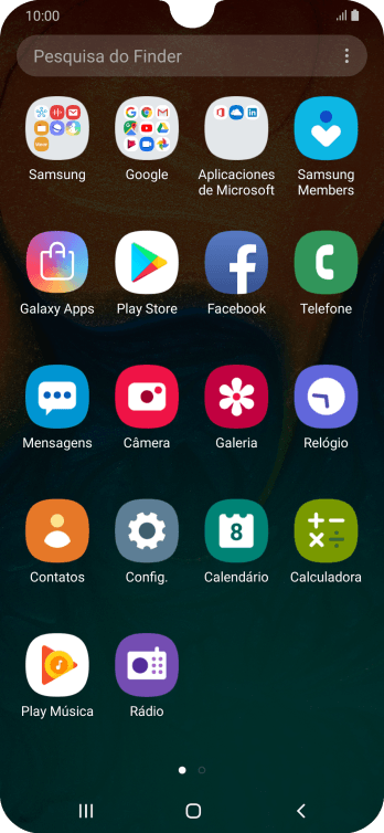 Pressione Samsung. Pressione Samsung.